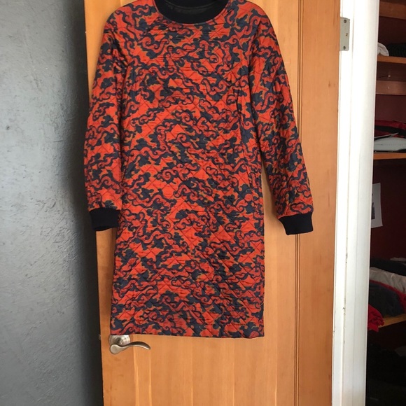 Dries Van Noten Quilted Shift Dress - Picture 5 of 6